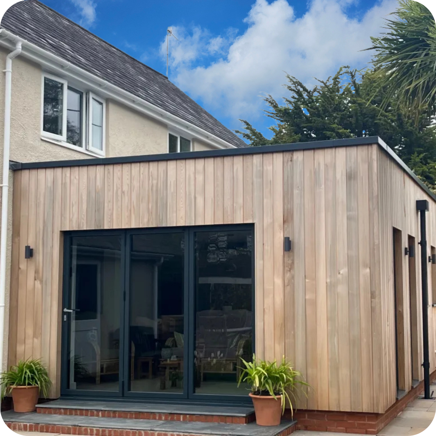 Cedar-Clad Kitchen Extension